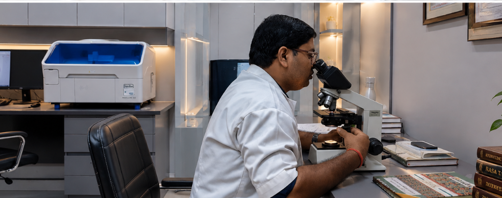 Ayurvedic Pharmacy and Research Lab - Microscopy