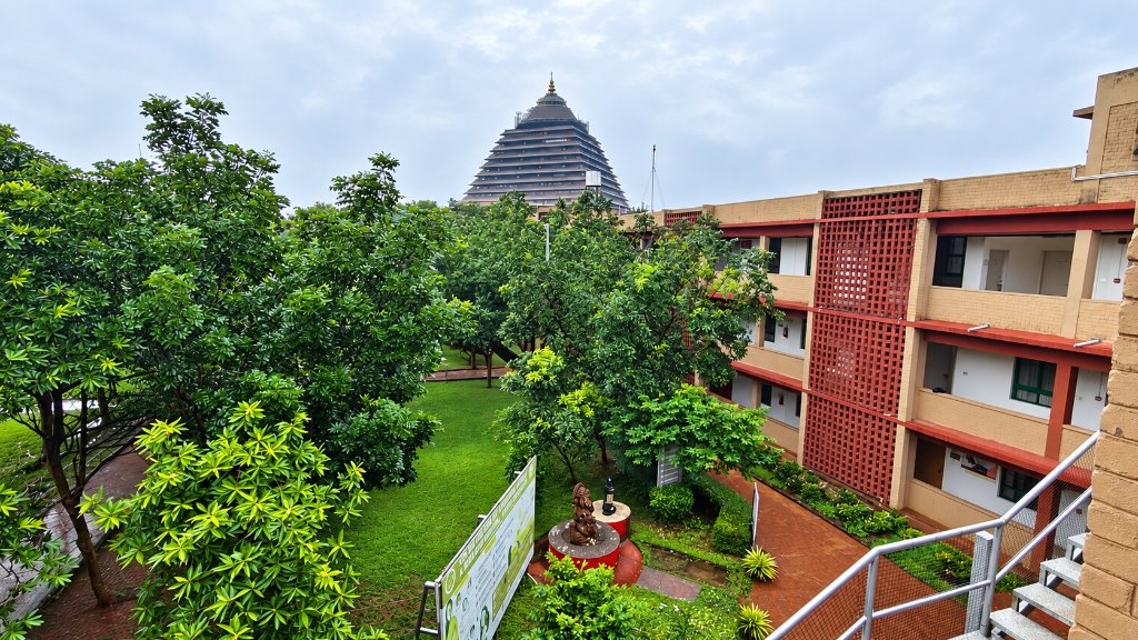 Ayurvedic College Campus Courtyard